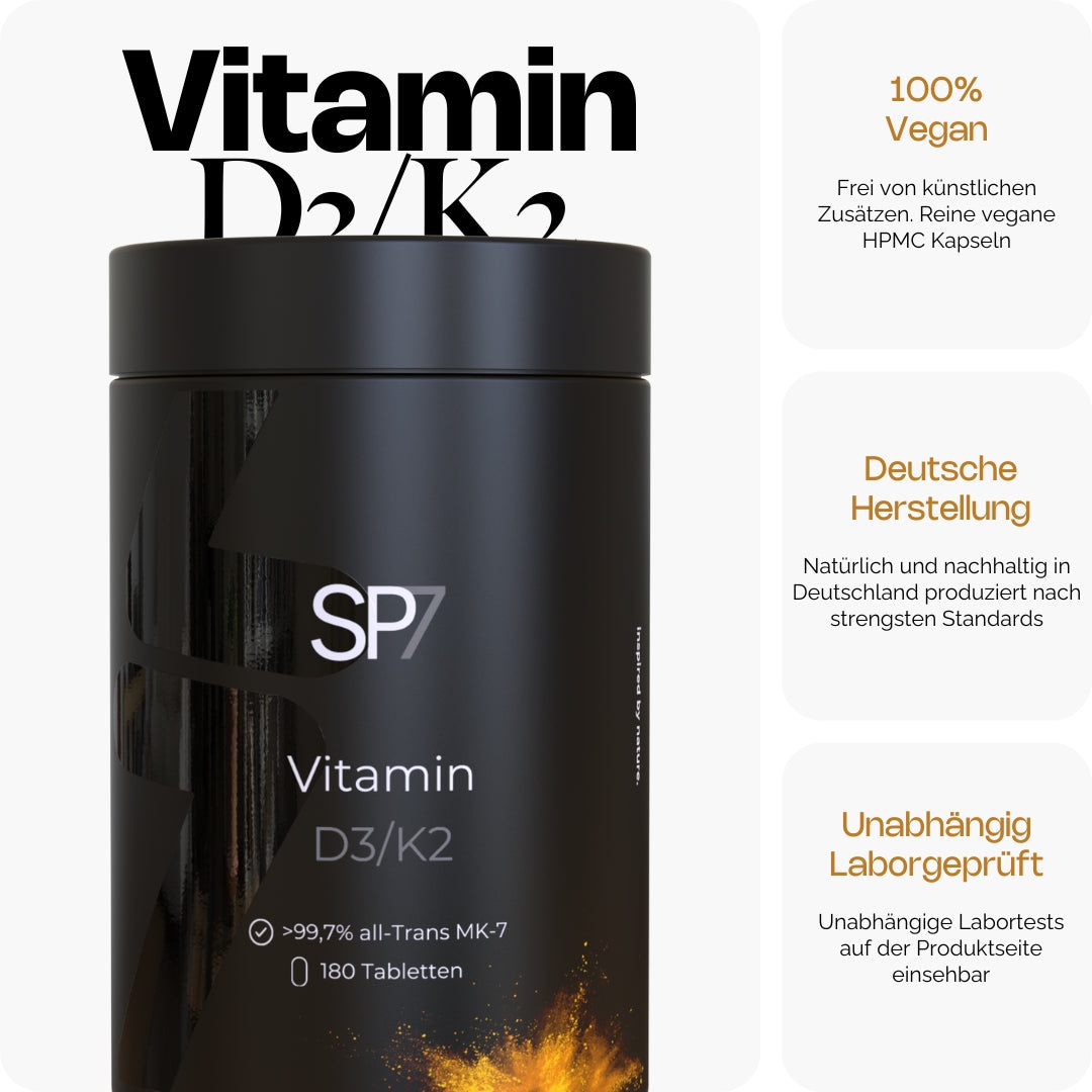 Capsules de vitamine D3/K2