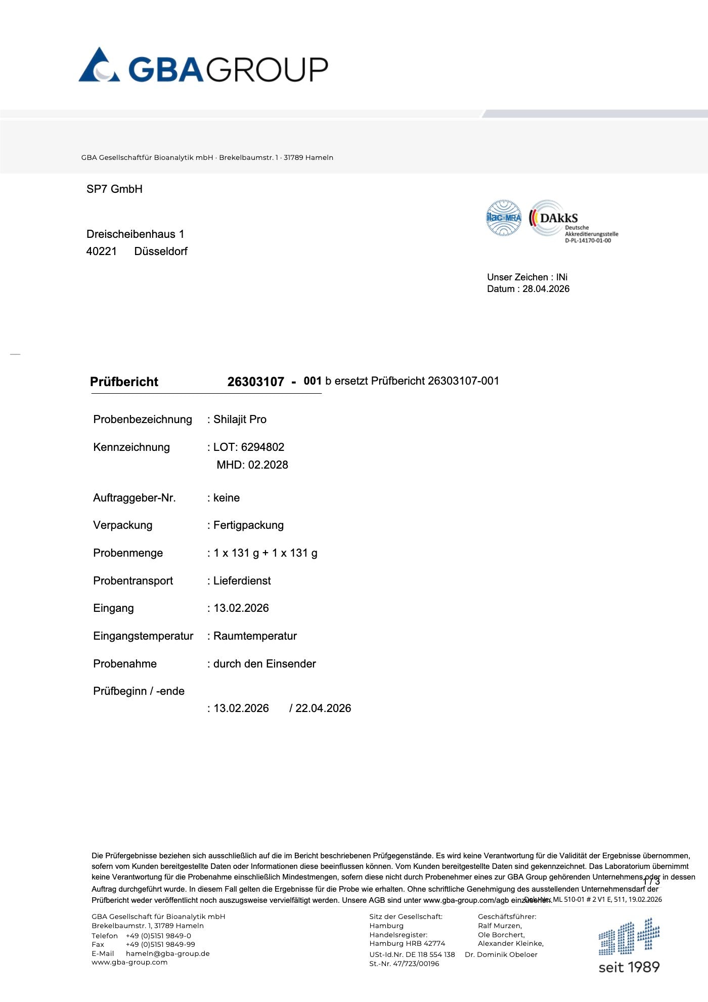 Laborbericht